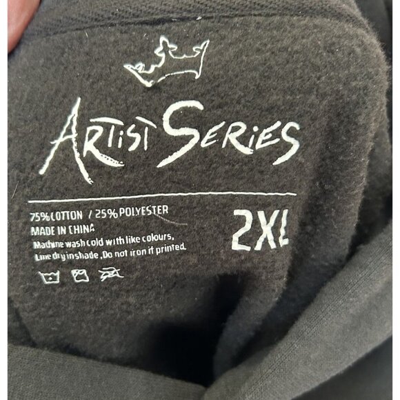 DraftKings x King Saladeen Artist Series Hoodie Philadelphia Basketball Mens 2XL - Picture 7 of 7